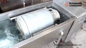 Milk Can Scrubber Machine